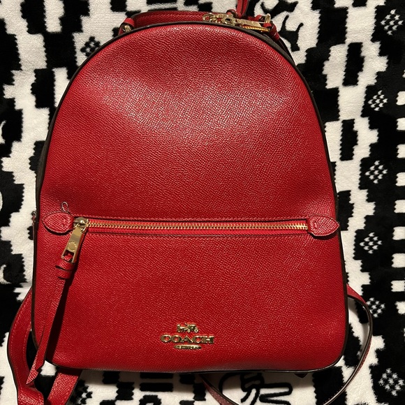 Coach Bags Authentic Red Coach Backpack Medium Sized Poshmark